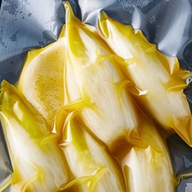 Vacuüm gegaarde witlof Vacuüm gegaarde witlof